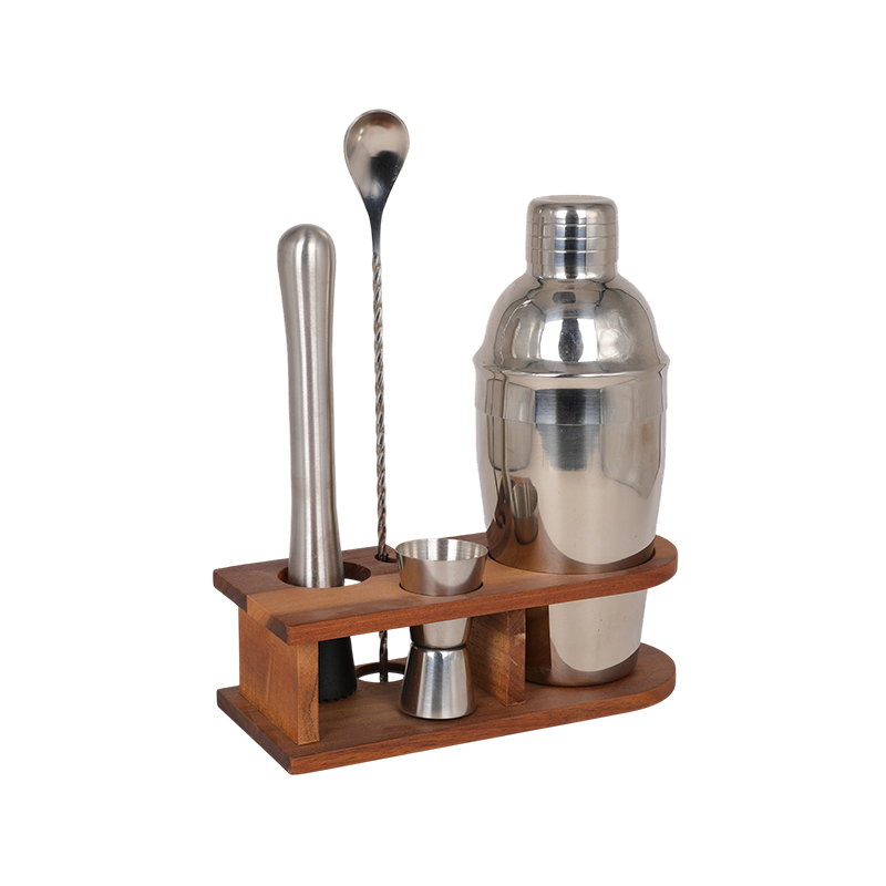 5-Piece Stainless Steel Mixer Set With Stand