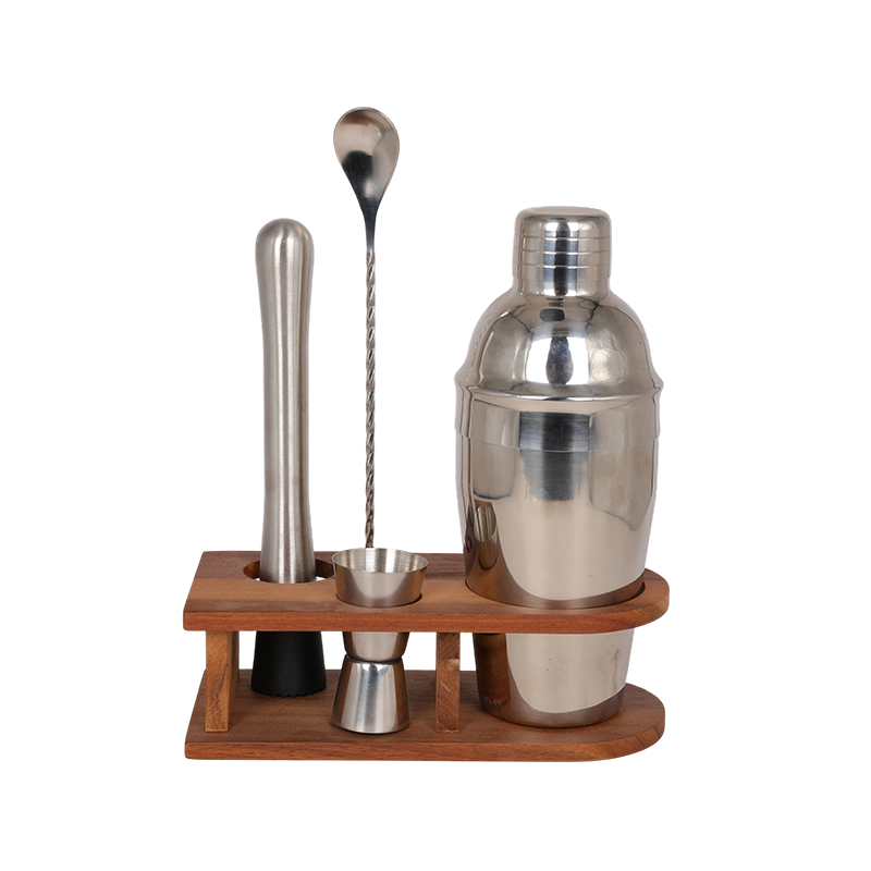 5-Piece Stainless Steel Mixer Set With Stand