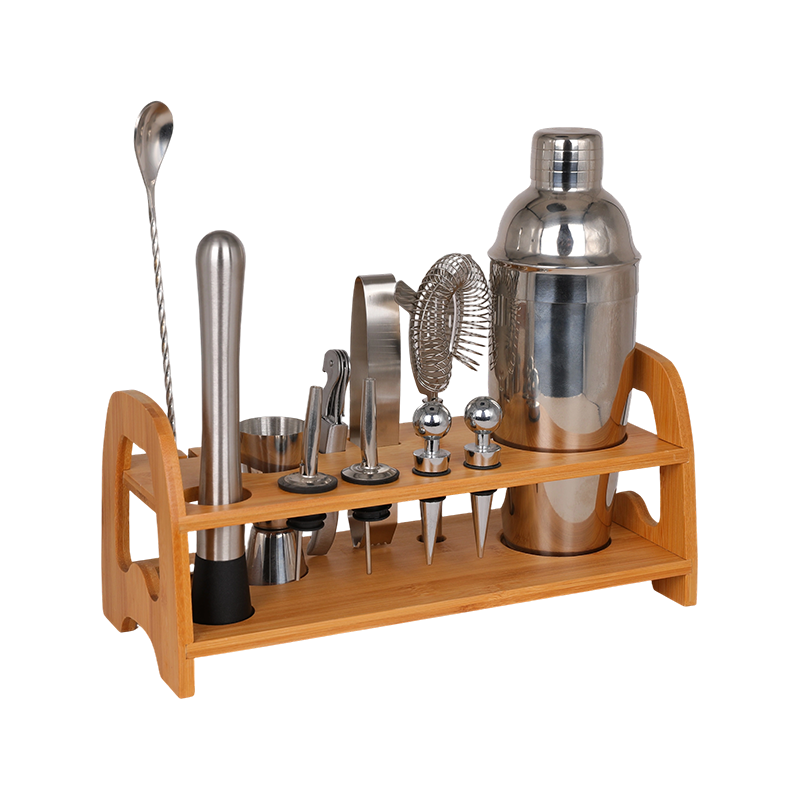 12-Piece Stainless Steel Cocktail Shaker Set Barware Kit