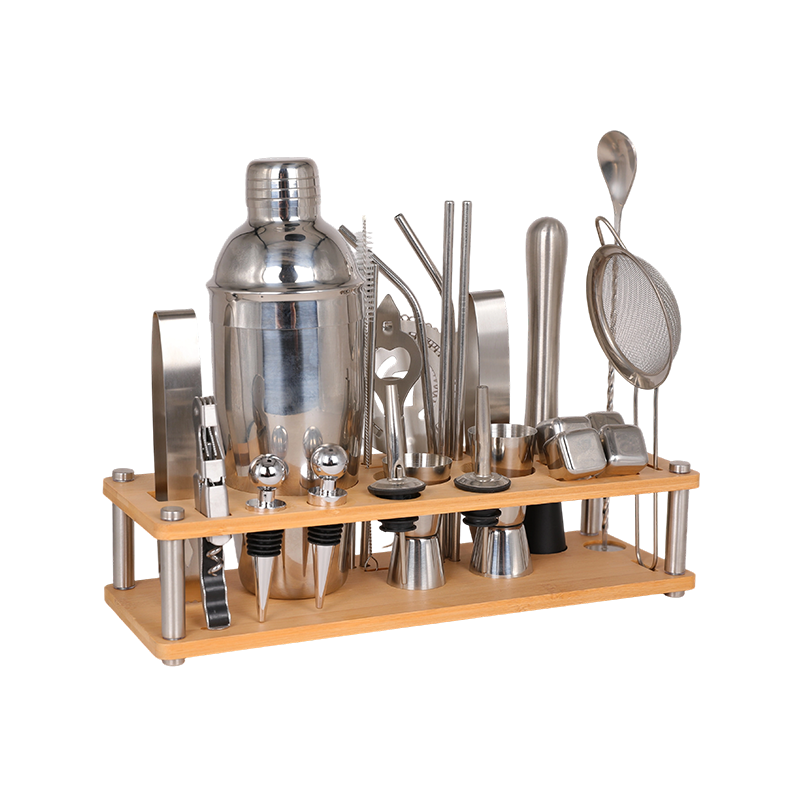 27-Piece Bar Cocktail Set Shaker Drink Making Kit