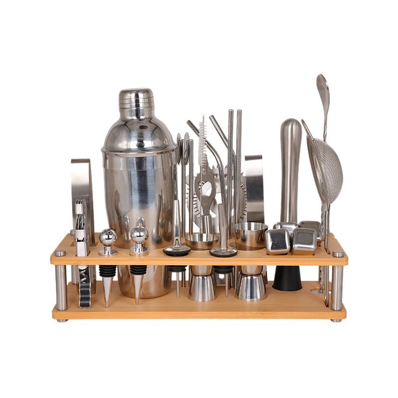 27-Piece Bar Cocktail Set Shaker Drink Making Kit