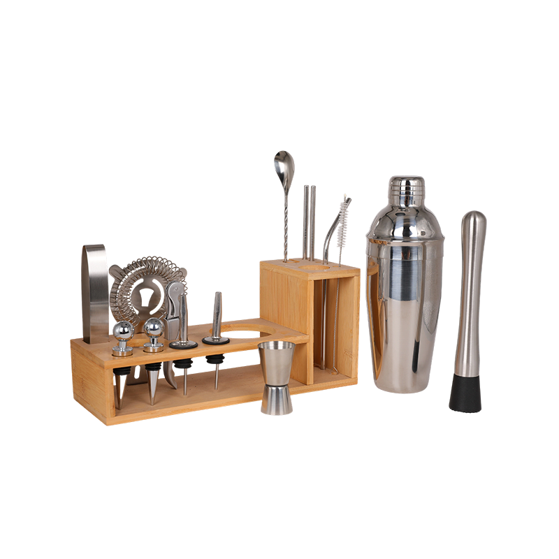 15-Piece Mixing Cocktail Shaker With Stand