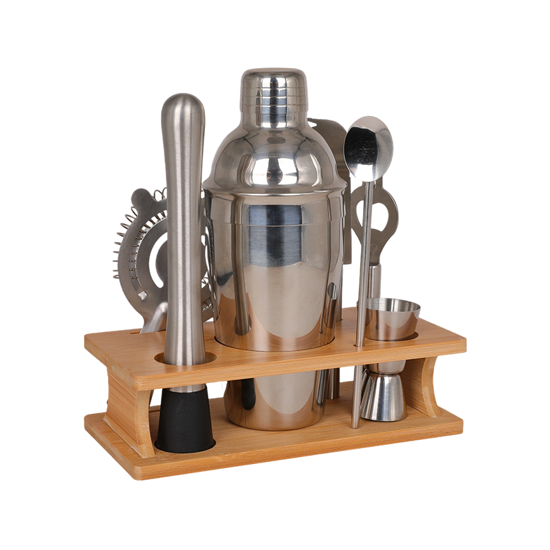 8-Piece Stainless Steel Home Bartending Kit