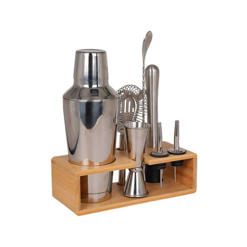 8-Piece Stainless Steel Home Bartending Kit