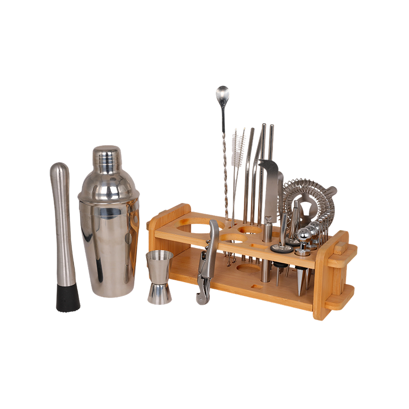 25-Piece Bar Cocktail Set Drink Making Shaker Kit