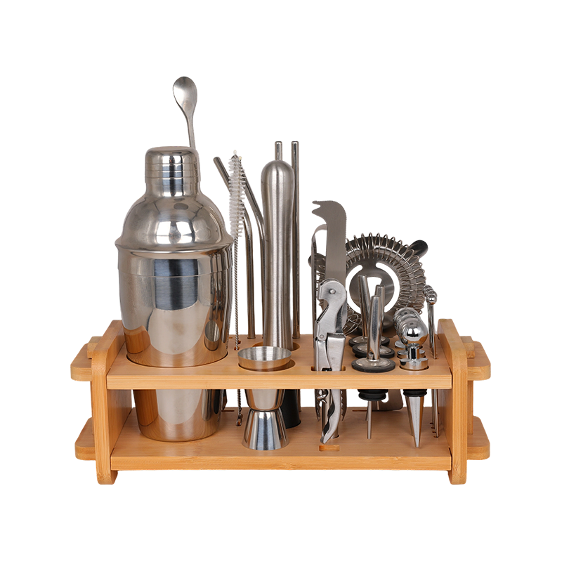 25-Piece Bar Cocktail Set Drink Making Shaker Kit