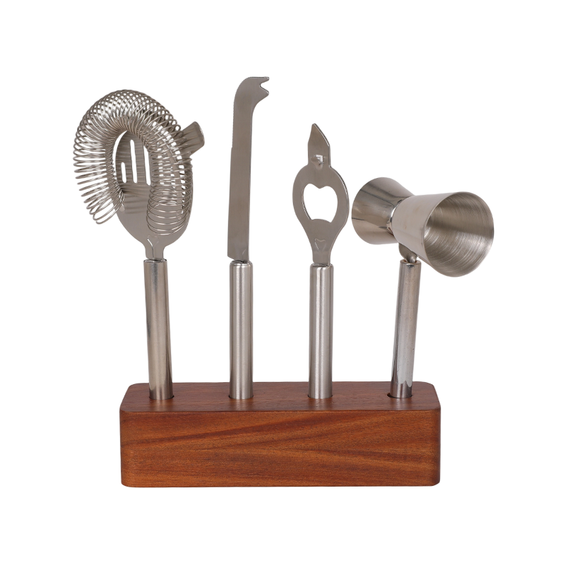 Stainless Steel Home Bar Cocktail Tool Set