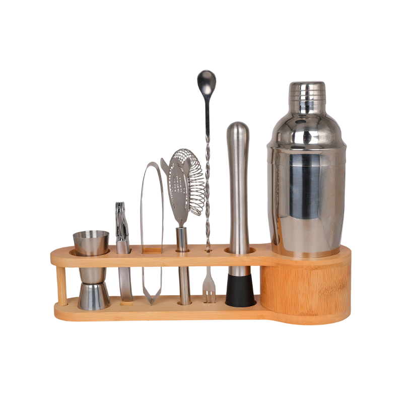 8-Piece Stainless Steel Home Bartending Kit