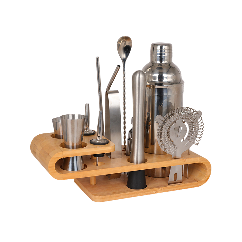 15-Piece Mixing Cocktail Shaker With Stand