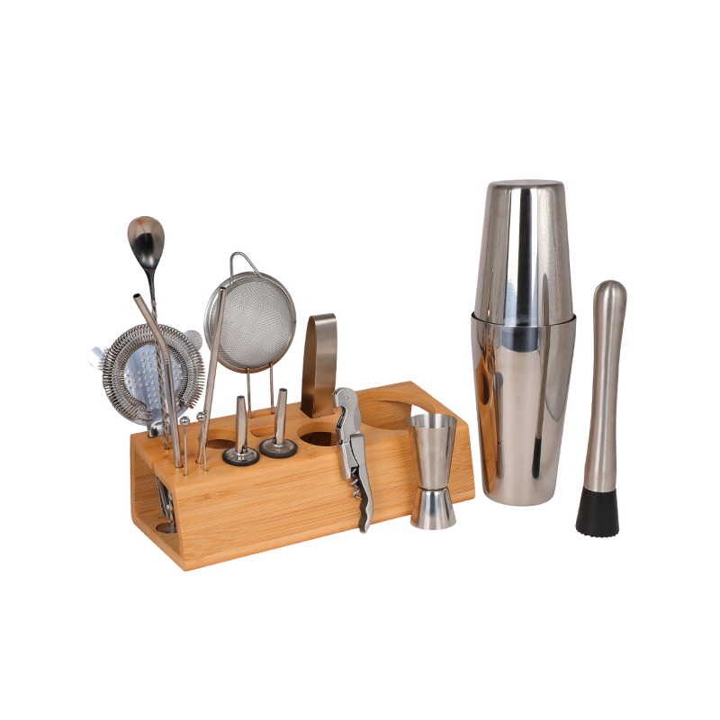 15-Piece Mixing Cocktail Shaker With Stand