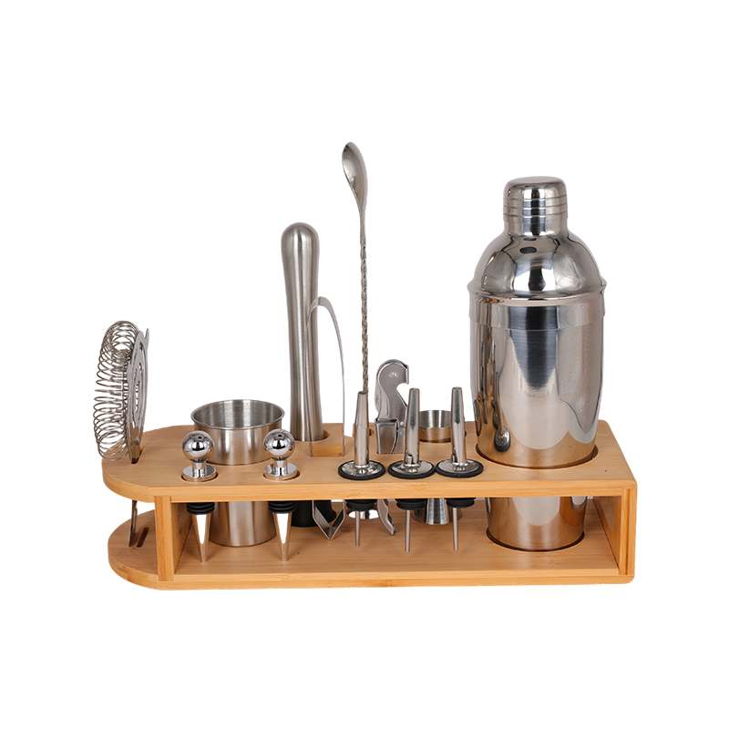 14-Piece Martini Barware Mixing Tool Bartender Kit