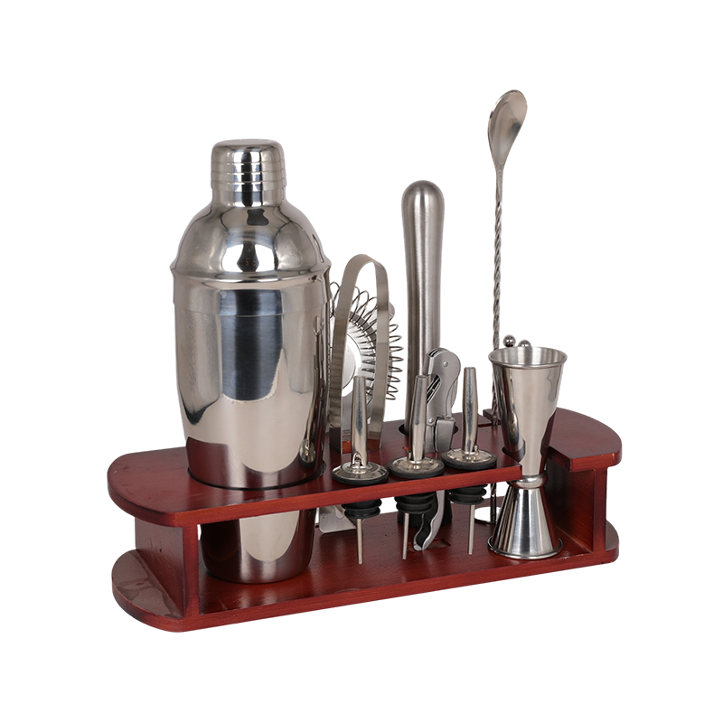 15-Piece Mixing Cocktail Shaker With Stand
