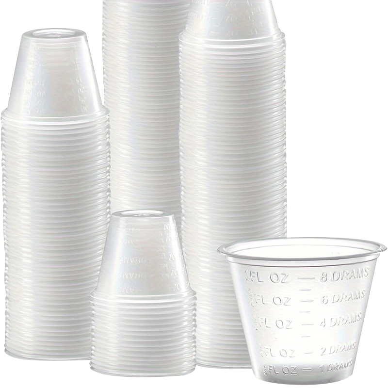 1oz Transparent Mixing Cup with Precise Measurements